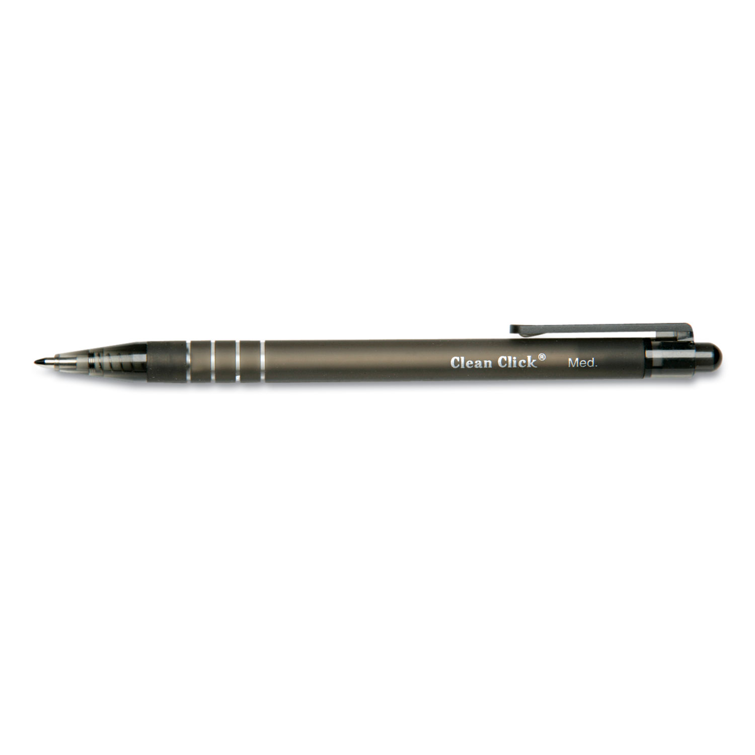 CLEAN CLICK BALLPOINT PEN, BLACK INK, ME