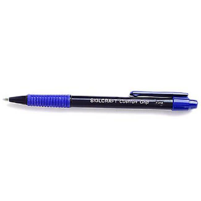 CUSHION GRIP RETRACTABLE BALLPOINT PEN,