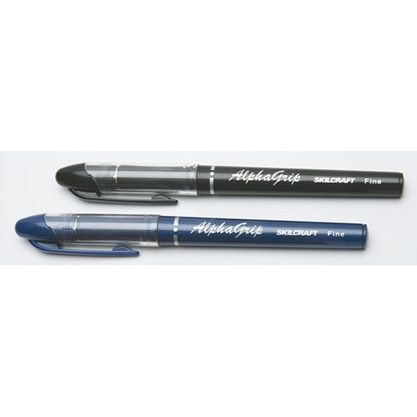 ALPHAGRIP BALLPOINT STICK PEN, BLACK INK
