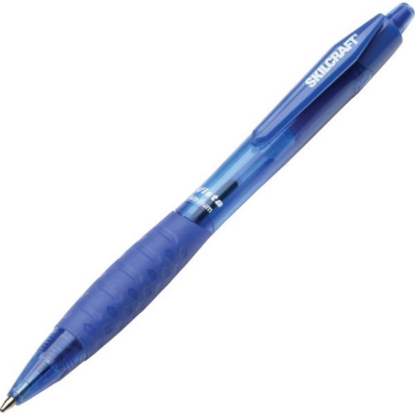 VISTA BALLPOINT RETRACTABLE PEN, BLUE IN