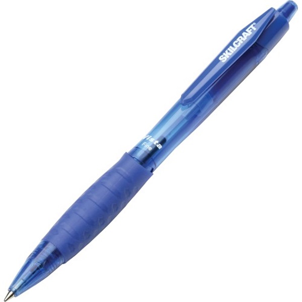 VISTA BALLPOINT RETRACTABLE PEN, BLUE IN