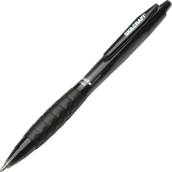 VISTA BALLPOINT RETRACTABLE PEN, BLACK I