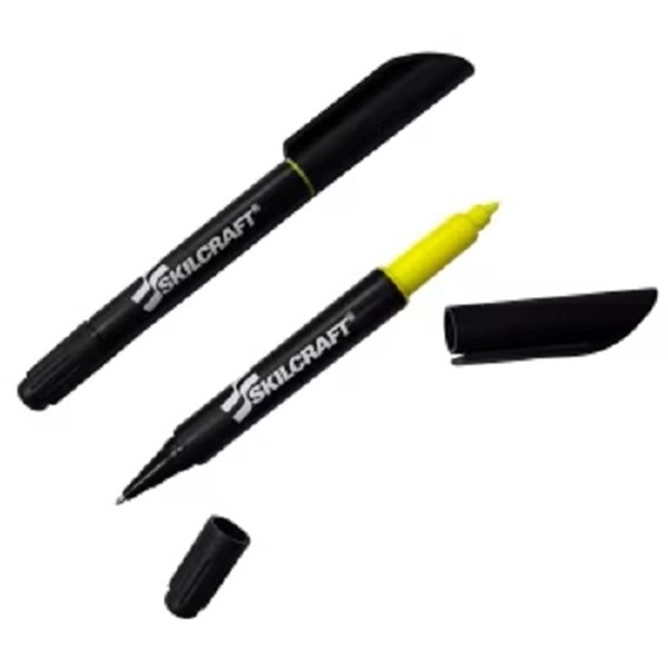 Rite-N-Lite Ballpoint Pen/Highlighter, 1/DZ