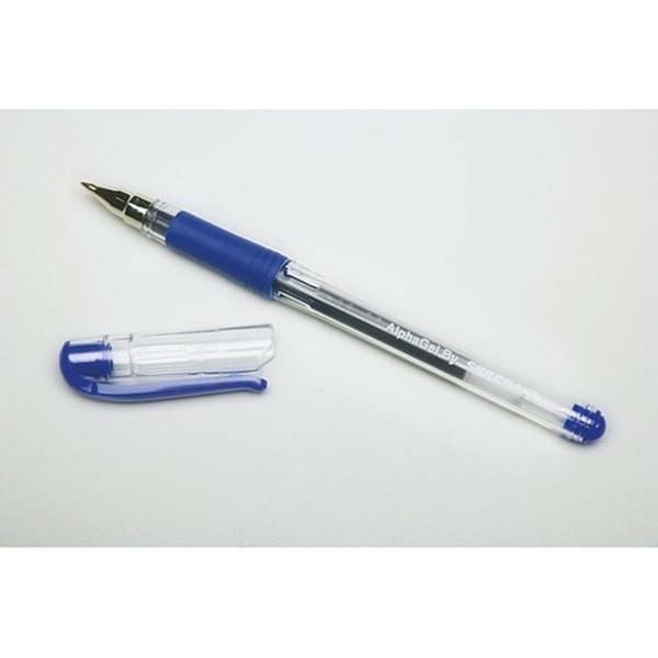 ALPHAGEL ROLLER BALL STICK PEN, BLUE INK