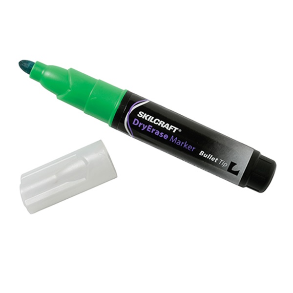 MARKER DRY ERASE BLT GRN