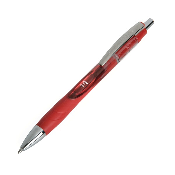 AbilityOne Vista Gel Pen, Red/Clear Barrel, 1/DZ AbilityOne Vista Gel Pen, Red/Clear Barrel, 1/DZ
