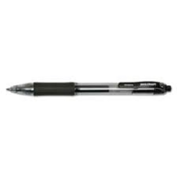 RETRACTABLE GEL PEN, FINE POINT, BLACK,