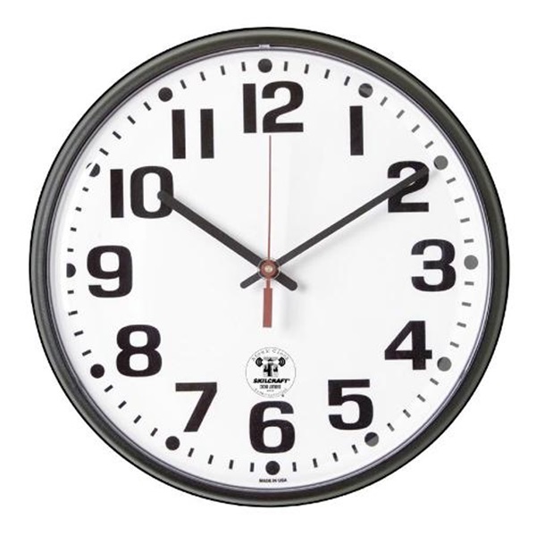 ATOMIC SLIMLINE WALL CLOCK, RADIO-CONTRO