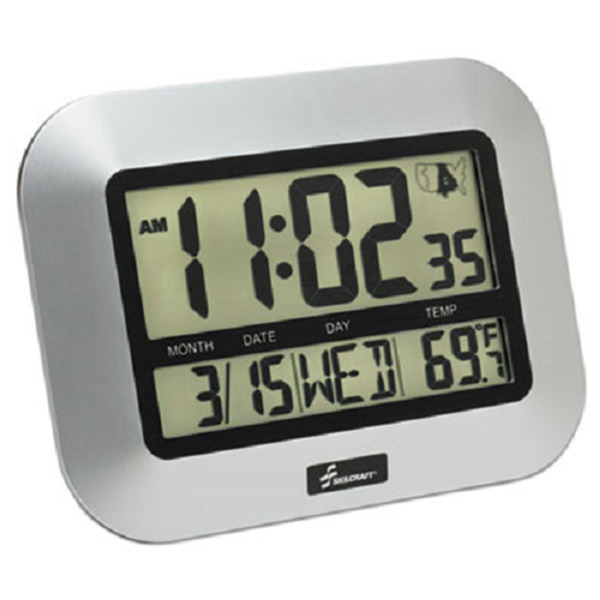 AbilityOne LCD Digital Radio-controlled Clock