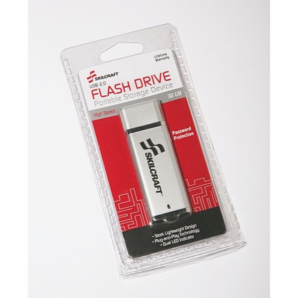 USB FLASH DRIVE, ULTRA SLIM, 32GB, SILVE