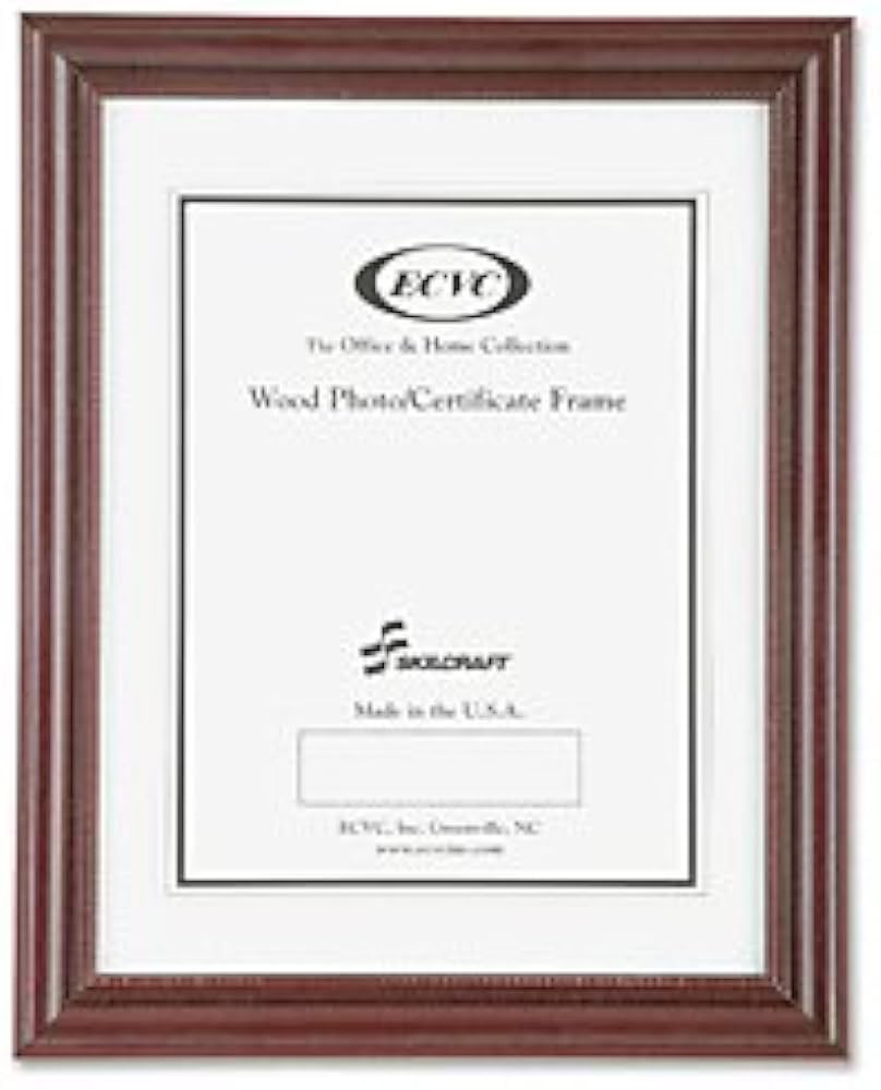 Skilcraft Style G Cherry Frame 8x10, 1/EA Skilcraft Style G Cherry Frame 8x10, 1/EA