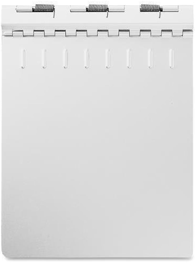 CLIPBOARD BINDER, ALUMINUM, 1/2" CAP., H