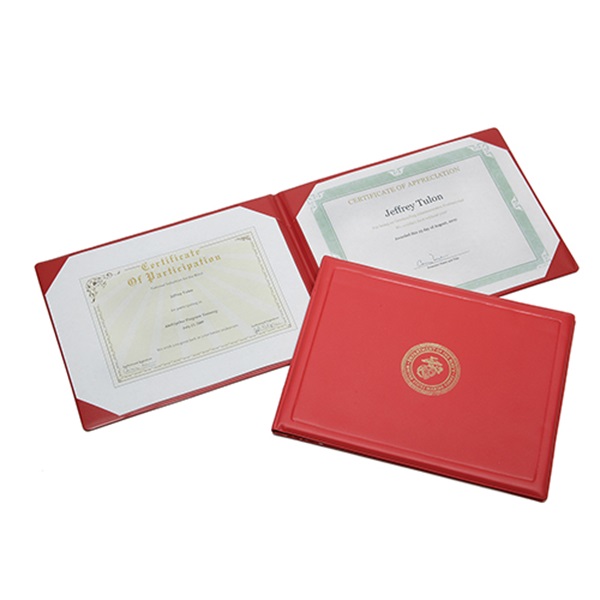 AWARD CERTIFICATE BINDER, 8 1/2 X 11, MA
