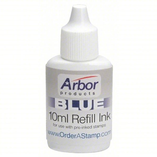 Skilcraft Accustamp Blue Refill Ink, .35oz Bottle Skilcraft Accustamp Blue Refill Ink, .35oz Bottle