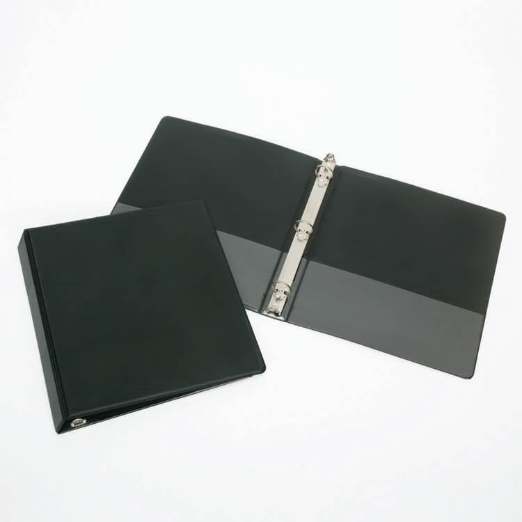 ROUND RING BINDER, NO OVERLAY, 11 X 8 1/