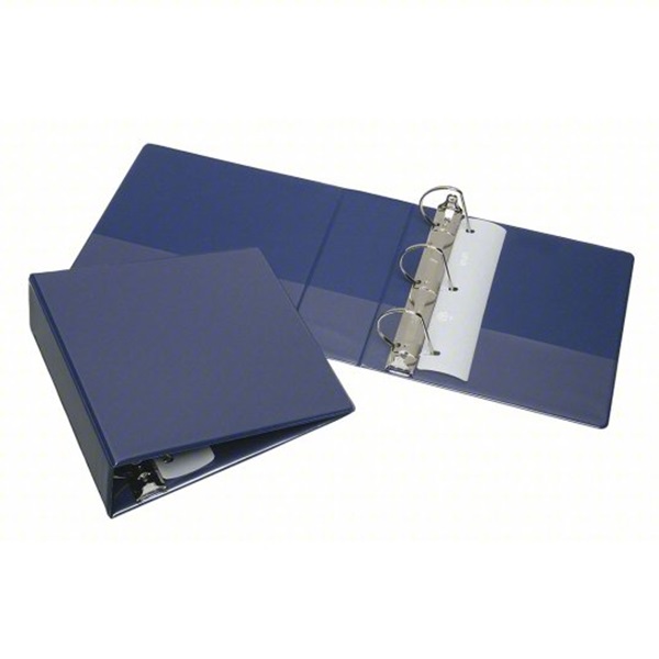 ANGLED DRING VIEW BINDER, BLUE,  CAPACIT
