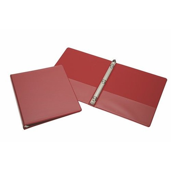 ROUND RING BINDER, RED,  VIEWBINDER,  CA