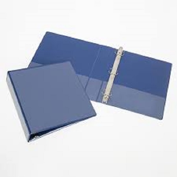 ROUND RING VIEW BINDER WITH INTERIOR POC