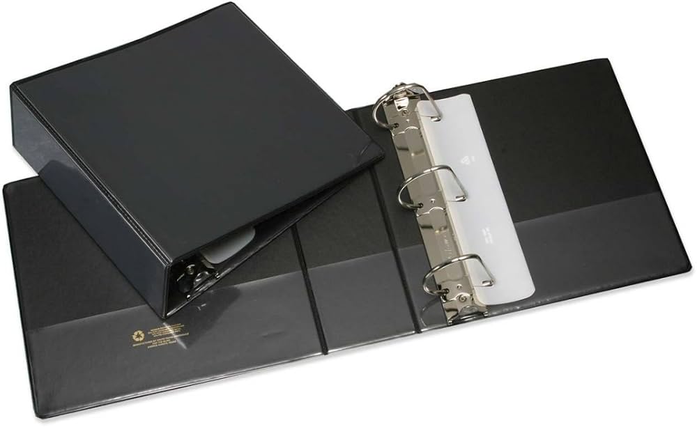 ROUND RING VIEW BINDER WITH INTERIOR POC