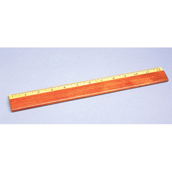 Rosewood Desk Set - 12" Ruler
