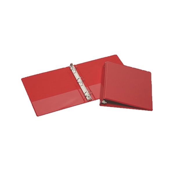 3-RING BINDER WITH CLEAR OVERLAY  -  1-1