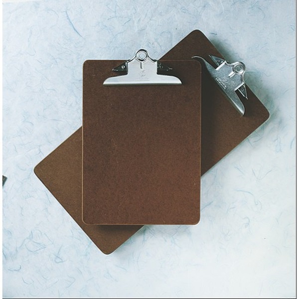 CLIPBOARD, COMPOSITION BOARD, BROWN, 9"