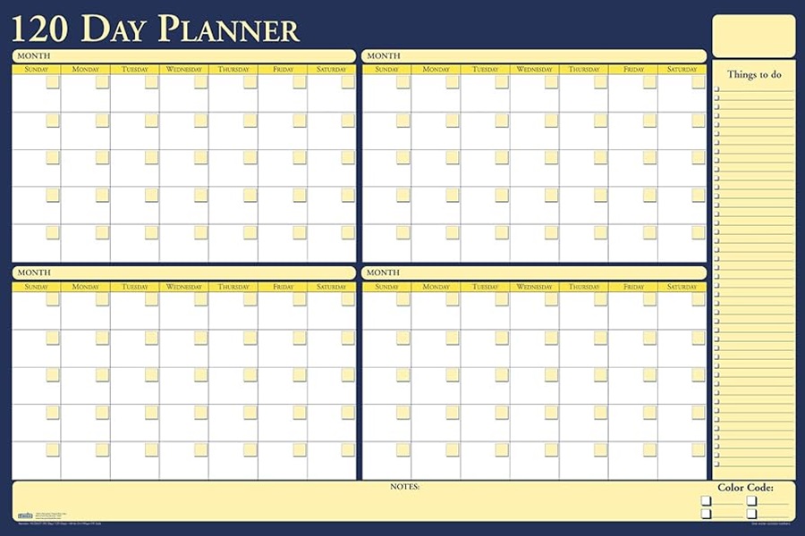 90/120-DAY UNDATED REVERSIBLE/ERASABLE P