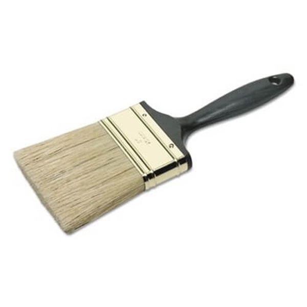 3" FLAT SASH PAINT BRUSH, NATURAL BRISTL