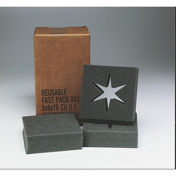BOX, SHIPPING, VERTICAL STAR PACKS 8X8X1