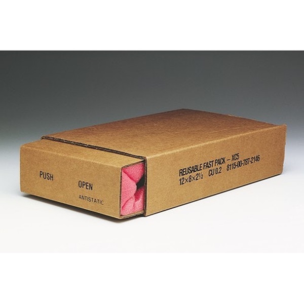 BOX, SHIPPING SLIDE PACK 12X8X3-1/2