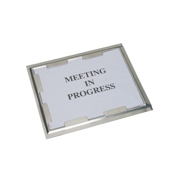 SIGN HOLDERS, ALUMINUM, 9-11/16 X 11-3/4