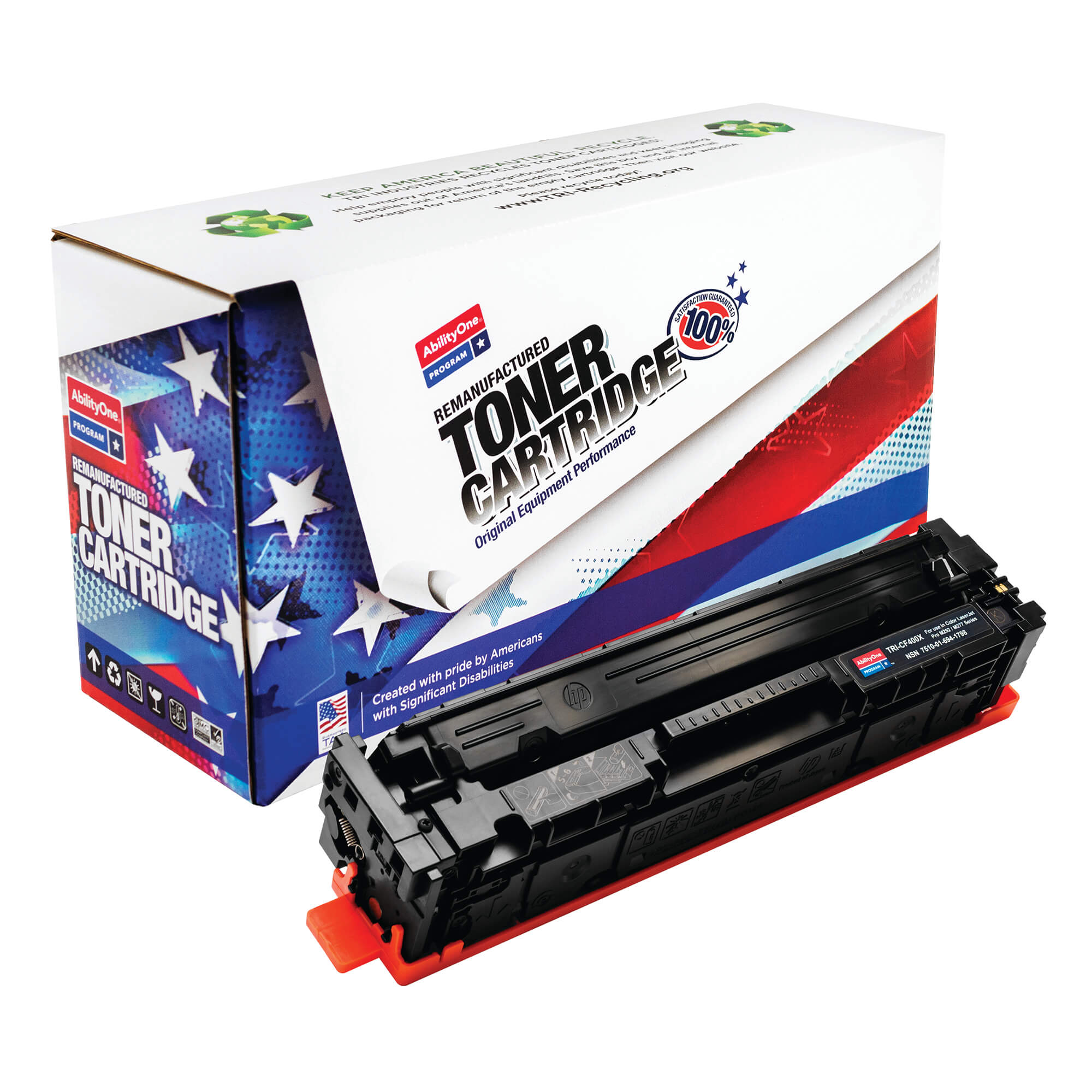 AbilityOne Remanufactured 201X Black Toner