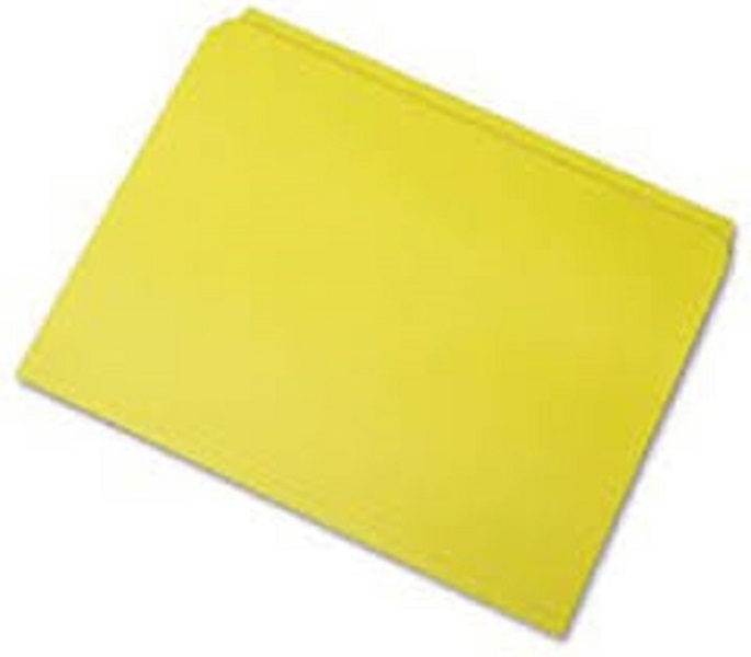 Skilcarft 1/3 Cut File Folder, Yellow