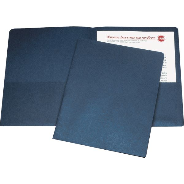Skilcarft 1/3 Cut File Folder, Blue