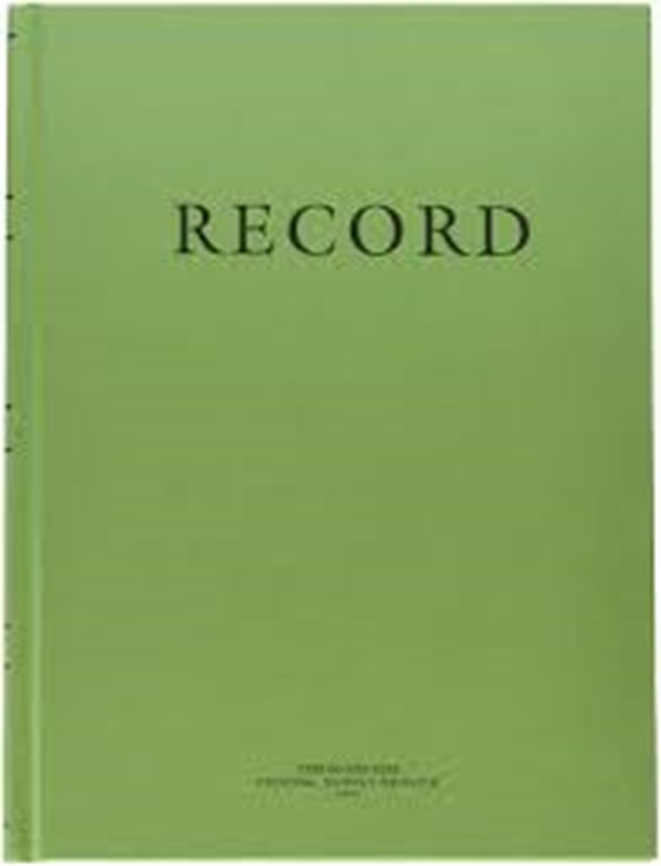 United Book Press Green Accounting Book, 10-1/2 x 8, 1/EA United Book Press Green Accounting Book, 10-1/2 x 8, 1/EA