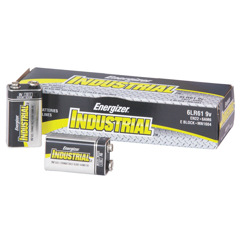 Battery Alkaline 9V Energizer 12 Pk