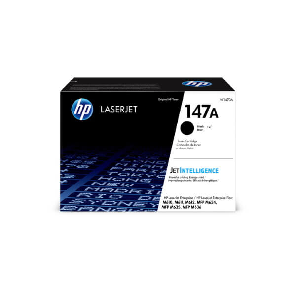 OEM HP 147A Black Toner, Yield 10,500