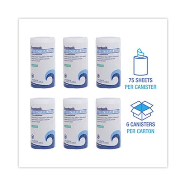 Boradwalk Antibacterial Wipes, 6 CO/CT