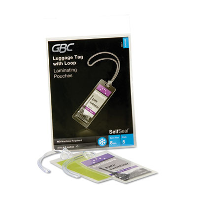 SelfSeal Self-Adhesive Laminating Pouches, 2.88"x4.63"