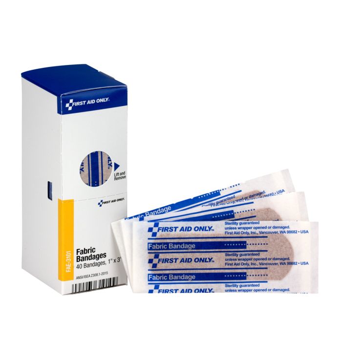 BANDAGES,SC,RFL,FBRIC,1X3