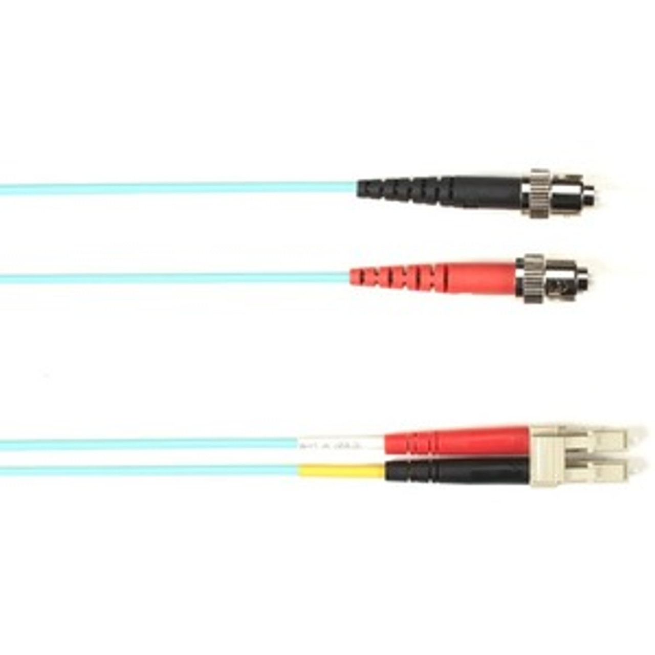 Black Box OM3 50/125 Multimode Fiber Optic Patch Cable, Aqua Black Box OM3 50/125 Multimode Fiber Optic Patch Cable, Aqua