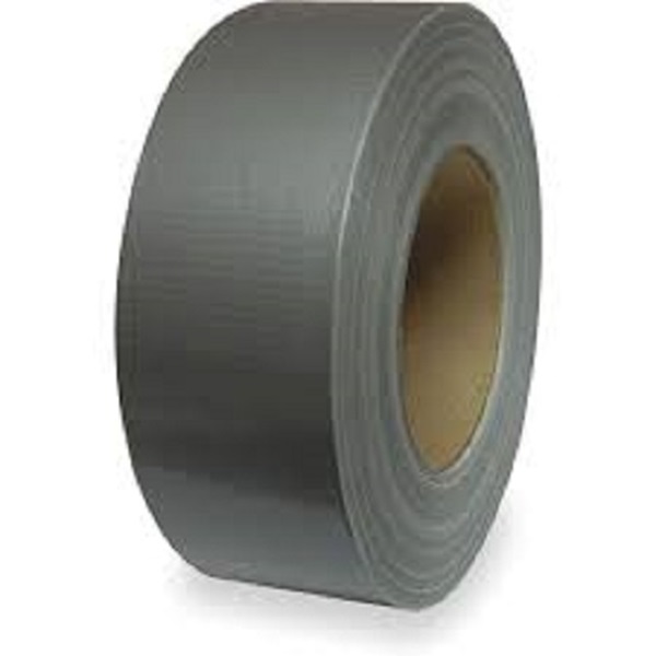 SILVER DUCT TAPE, 100% POLY CLOTH, 3" CO