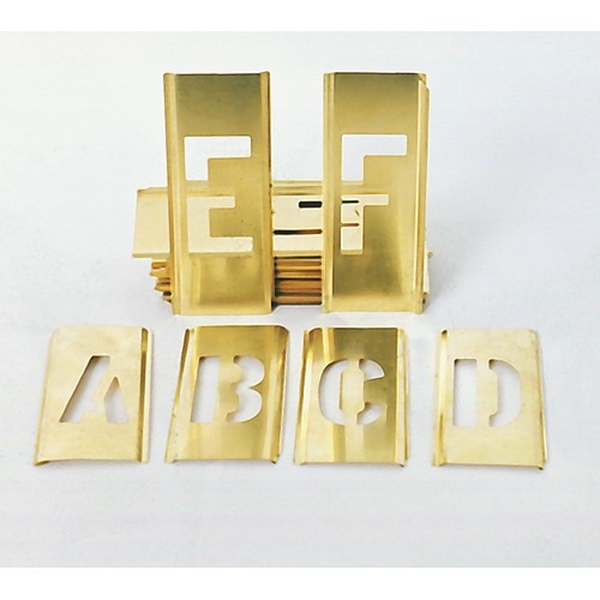 BRASS STENCIL SET - 5"