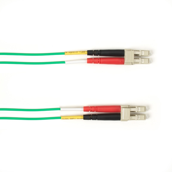 Black Box Patch Cable, MtoM, 5m, Fiber Optic, 50-125micron, Green Black Box Patch Cable, MtoM, 5m, Fiber Optic, 50-125micron, Green