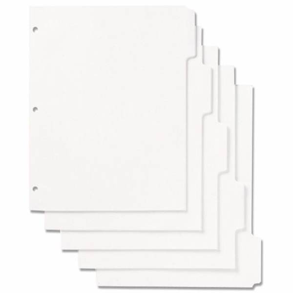 TABBED INDEX SHEET SETS, 1/5 CUT, LETTER