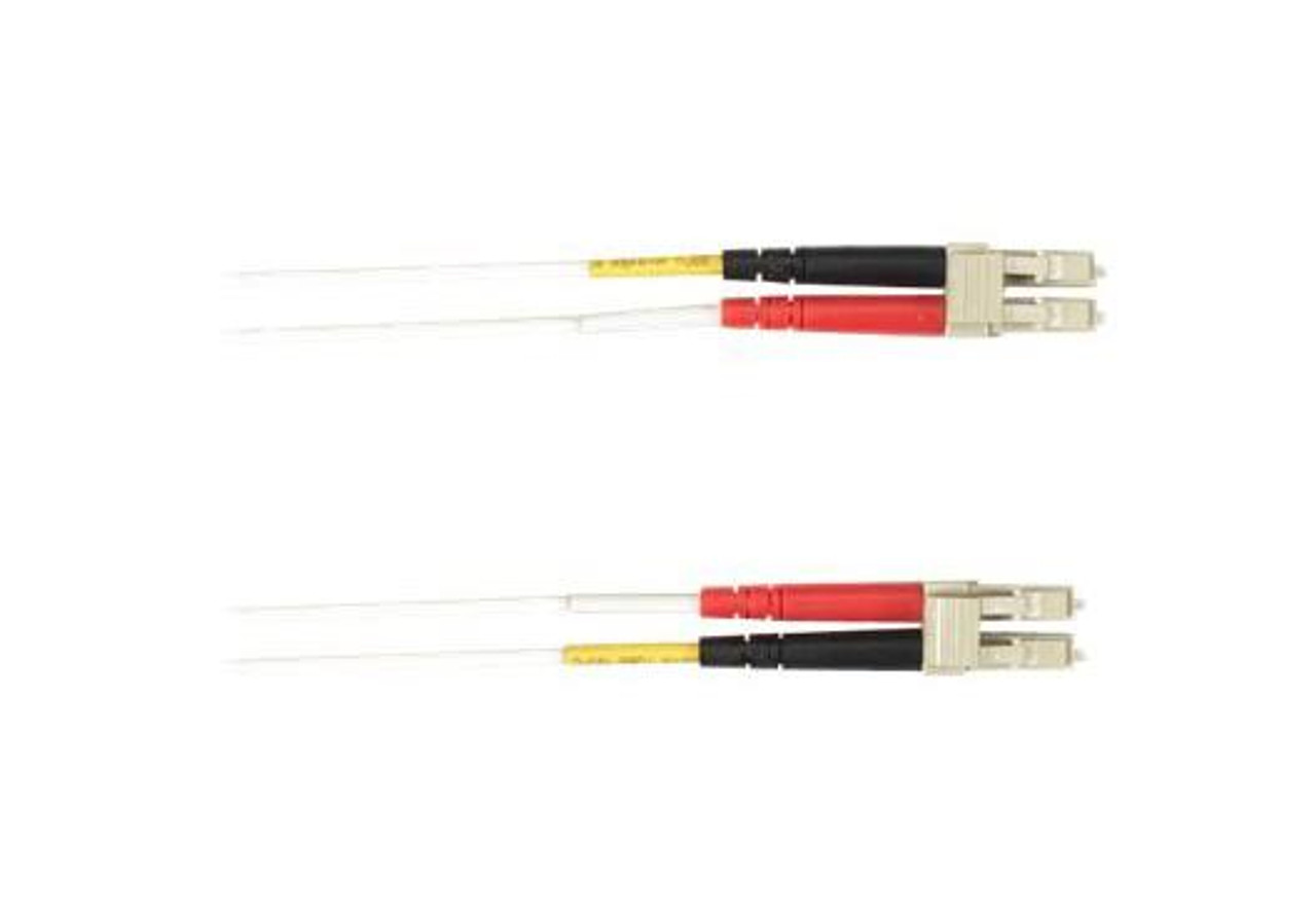 Black Box OM3 50/125 Multimode Fiber Optic Patch Cable, White Black Box OM3 50/125 Multimode Fiber Optic Patch Cable, White