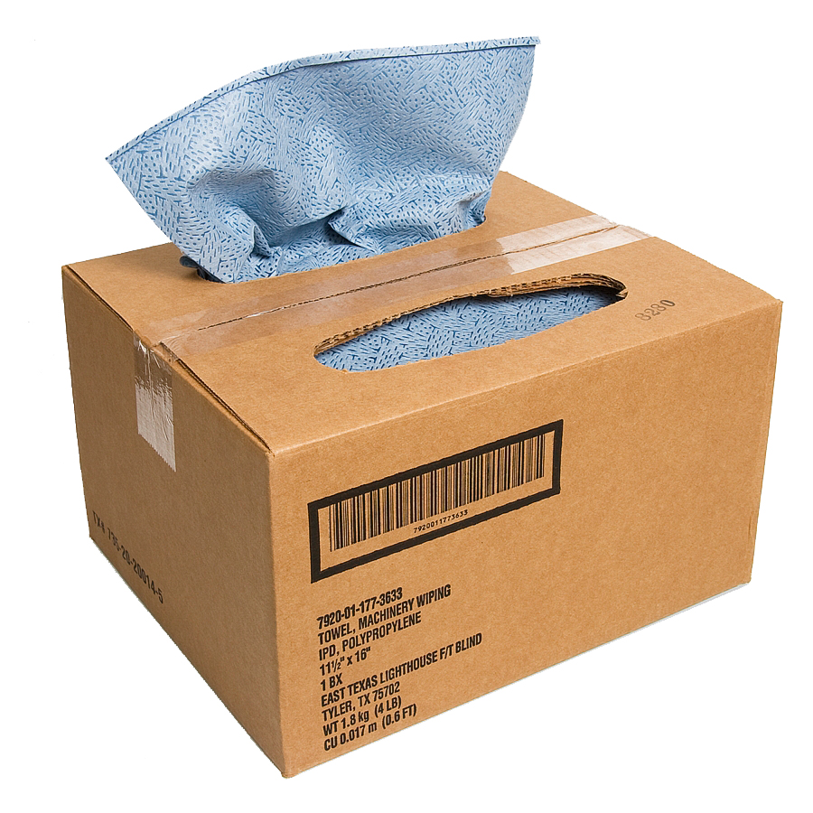 SCRUBWIPES PREPARATION WIPERS, BLUE, 150