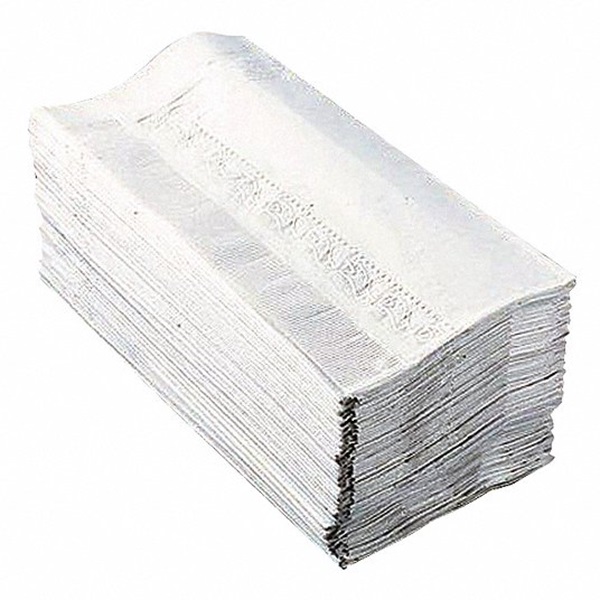 TABLE NAPKINS, DINNER-SIZED, WHITE, 3-PL
