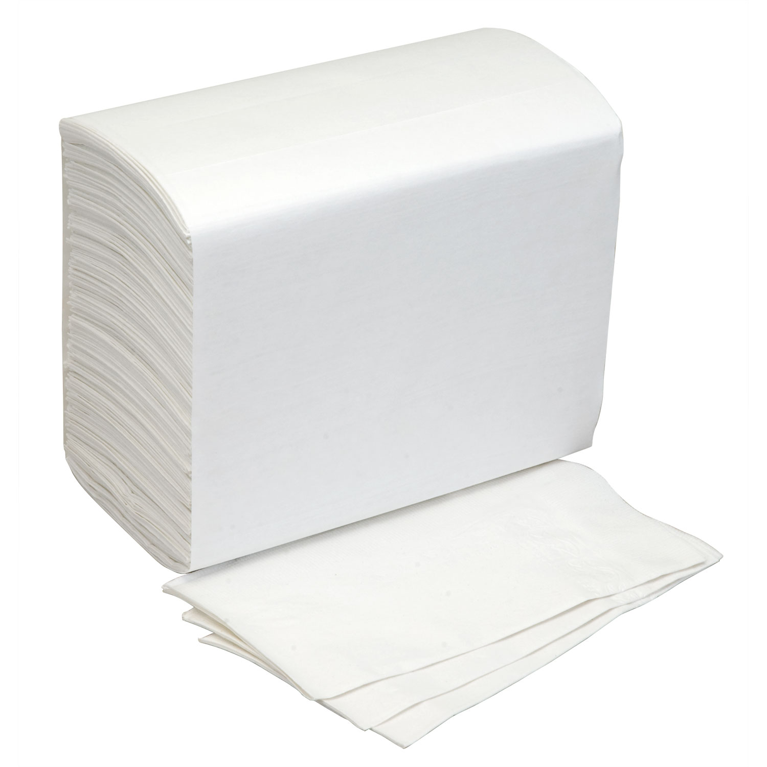 TABLE NAPKIN, DINNER, 2-PLY, WHITE, 3000
