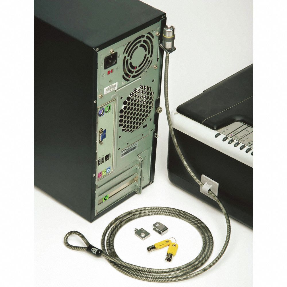COMBINATION LAPTOP LOCK, 6FT CARBON TEMP